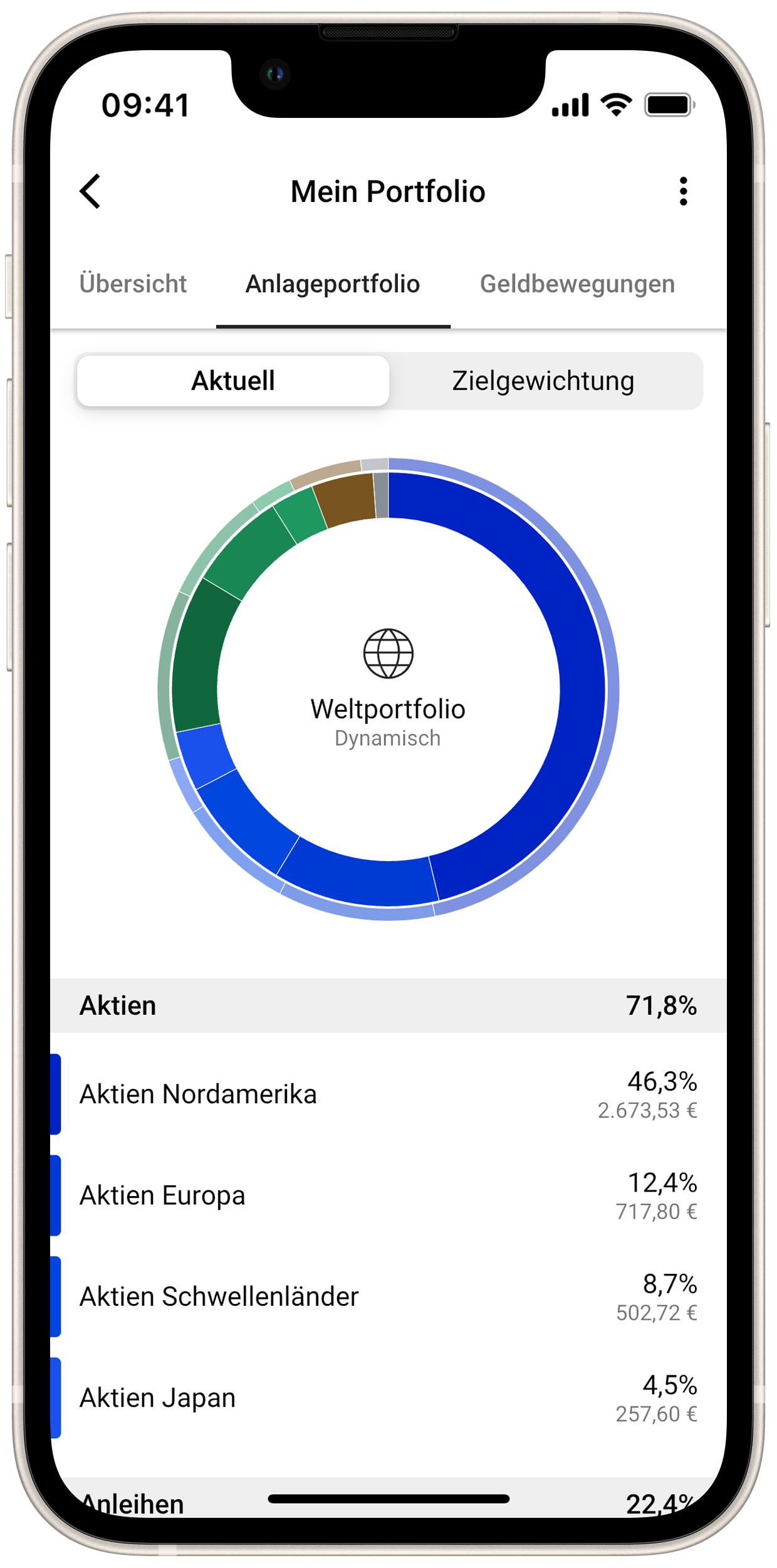 Vorschau Savity App